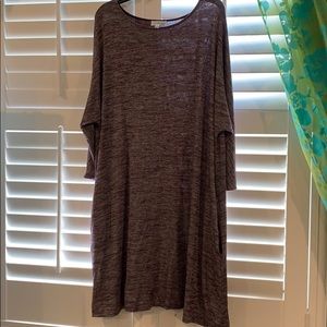Purple Heathered Wilfred Free T-Shirt Dress